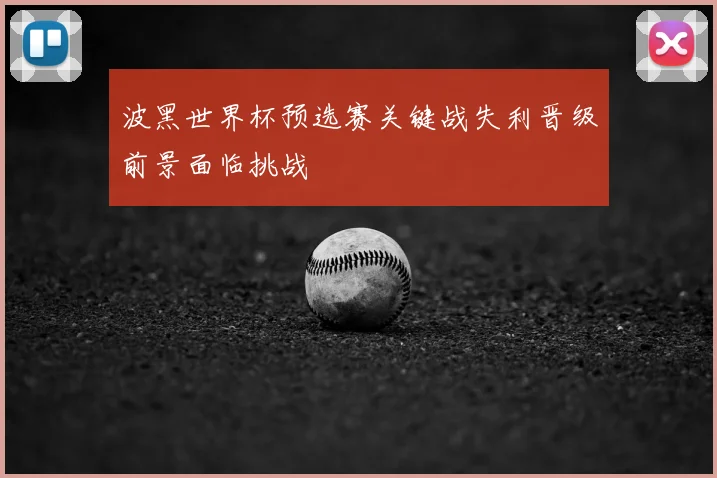 波黑世界杯预选赛关键战失利晋级前景面临挑战